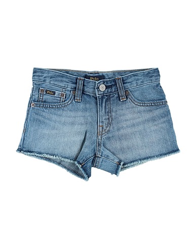 POLO RALPH LAUREN Denim shorts Frayed Cotton Denim Short
 Blue 100% Cotton