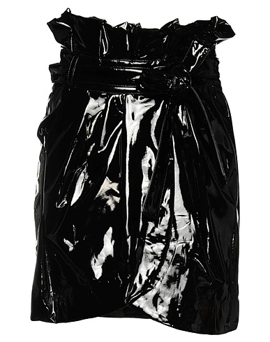 MANILA GRACE Minirock Schwarz 89% Polyester, 11% Elastan, Polyurethan