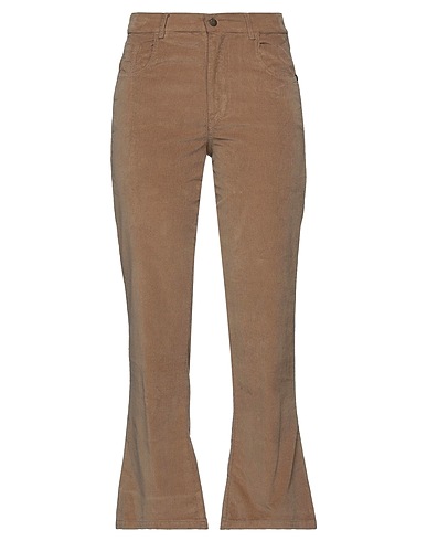 MERCI ITALIA Casual trouser Camel 97% Cotton, 3% Elastane