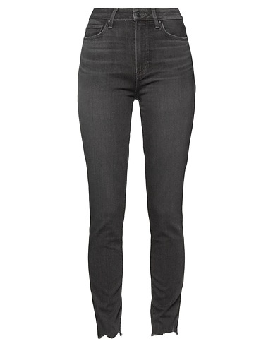 PAIGE Denim pants Charcoal 51% Rayon, 26% Cotton, 22% Polyester, 1% Elastane