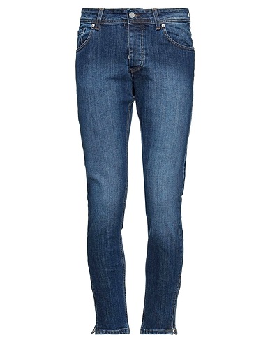 EXIBIT Denim pants Blue 98% Cotton, 2% Elastane