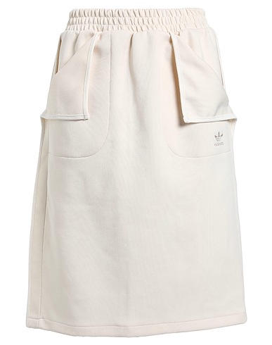 ADIDAS ORIGINALS Midi skirt SKIRT
 Ivory 67% Cotton, 33% Recycled polyester