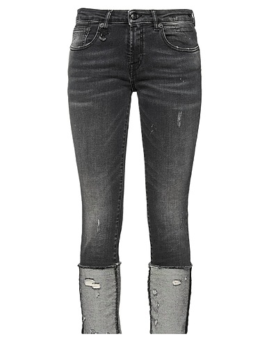R13 Denim pants Black 92% Cotton, 6% Elastomultiester, 2% Elastane