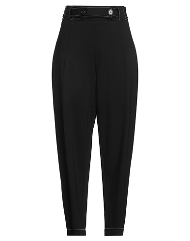MEIMEIJ Casual trouser Black 65% Viscose, 30% Polyamide, 5% Elastane