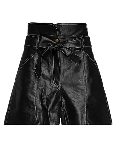 TWINSET Σορτς + Βερμουδες Μαύρο 100% Βισκόζη