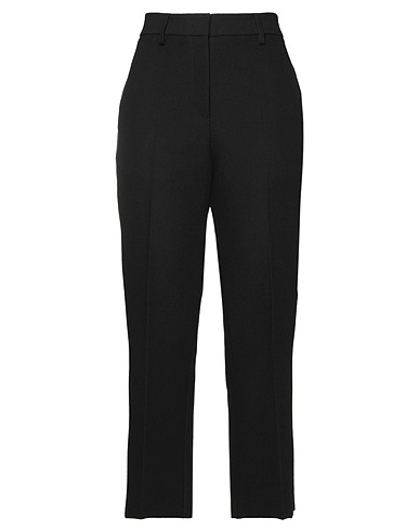 MSGM Casual trouser Black 84% Polyester, 10% Viscose, 6% Elastane