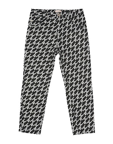 ELISABETTA FRANCHI Casual pants Black 97% Cotton, 3% Elastane