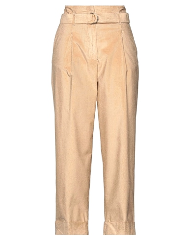 PESERICO Casual trouser Light brown 58% Cotton, 40% Viscose, 2% Elastane
