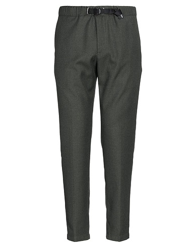 WHITE SAND Pantalone Verde scuro 65% Poliestere, 35% Viscosa