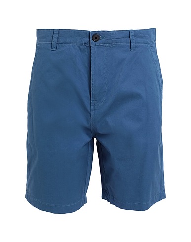 SELECTED HOMME ショートパンツ＆バミューダパンツ ブルーグレー オーガニックコットン 50% / コットン 48% / ポリウレタン 2%