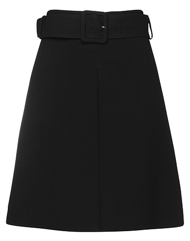 VERSACE Mini skirt Black 70% Acetate, 30% Viscose