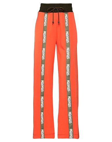 MR & MRS ITALY Casual trouser Orange 69% Viscose, 25% Polyamide, 6% Elastane