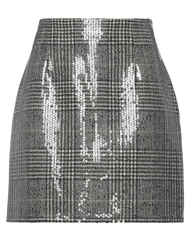 TWINSET Mini skirt Grey 40% Polyester, 40% Wool, 20% Acrylic