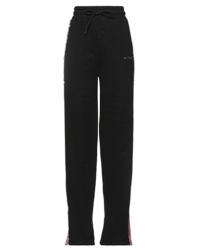 GAëLLE Paris Casual trouser Black 100% Cotton, Polyester