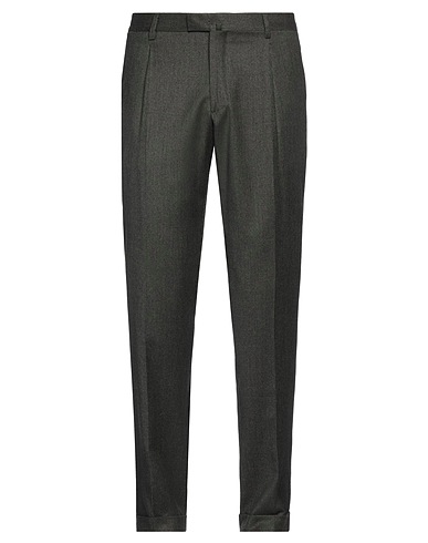 BRIGLIA 1949 Casual trouser Military green 100% Virgin Wool
