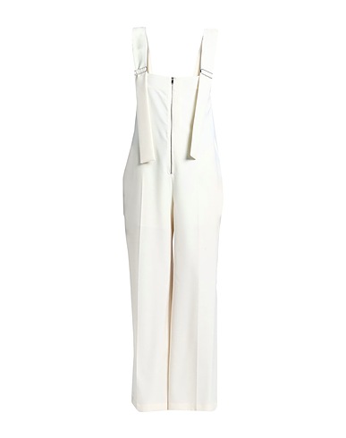 ERIKA CAVALLINI Overalls Ivory 100% Virgin Wool