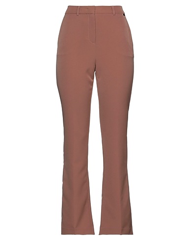 NENETTE Casual trouser Light brown 94% Polyester, 6% Elastane
