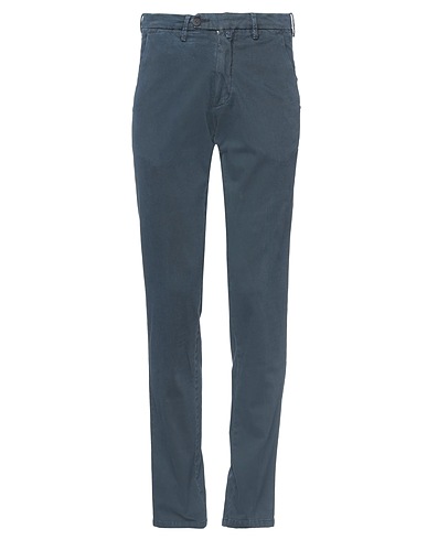 MICHAEL COAL Casual pants Midnight blue 98% Cotton, 2% Elastane