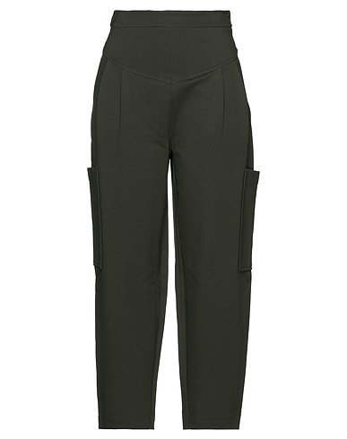 ACTITUDE by TWINSET Casual trouser Military green 68% Viscose, 28% Polyamide, 4% Elastane