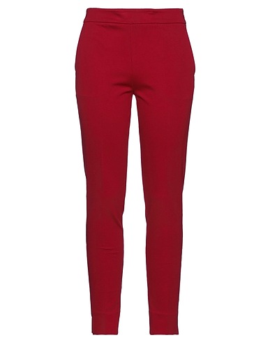 TWINSET Casual pants Red 68% Viscose, 27% Polyamide, 5% Elastane