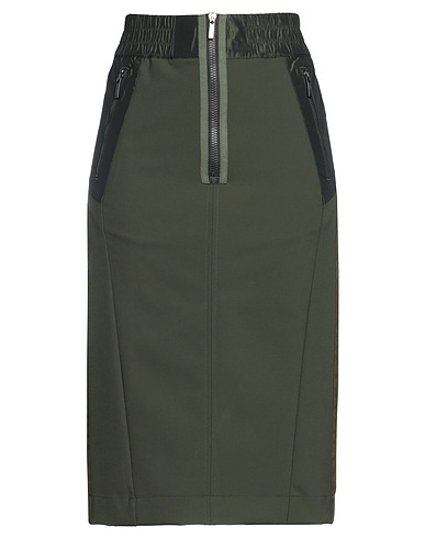 HIGH Midi skirt Military green 88% Nylon, 12% Elastane, Polyester