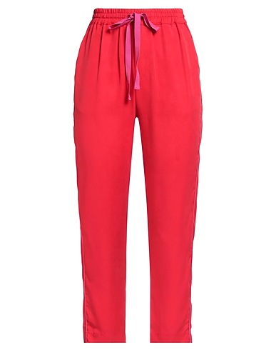 EMMA & GAIA Casual trouser Red 100% Lyocell