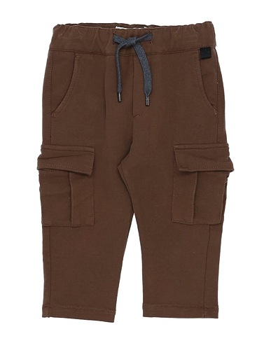 MANUEL RITZ Casual pants Brown 95% Cotton, 5% Elastane