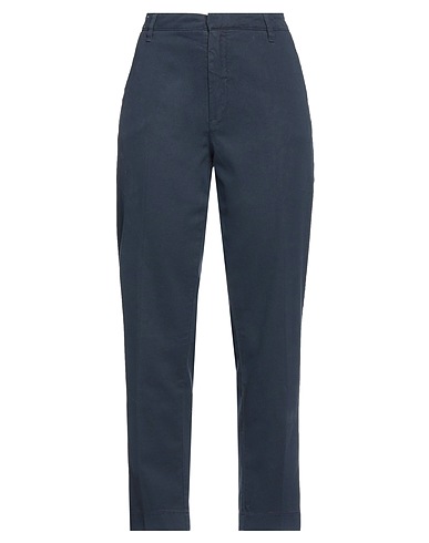ALYSI Casual trouser Navy blue 100% Cotton