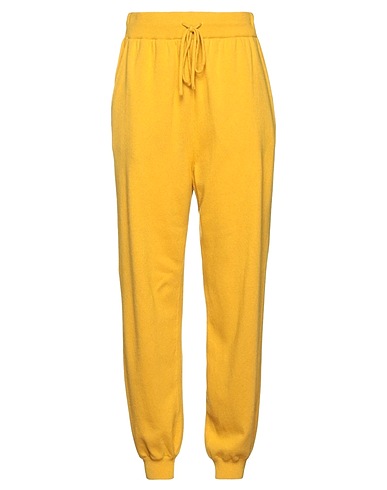 ALBERTA FERRETTI Pantalone Giallo ocra 34% Poliammide, 31% Lana, 30% Lyocell, 5% Cachemire