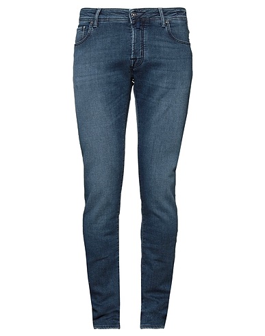 JACOB COHЁN Denim pants Blue 59% Cotton, 32% Wool, 7% Polyester, 2% Elastane