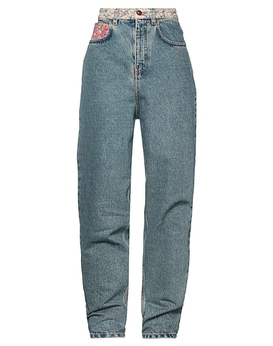 PHILOSOPHY di LORENZO SERAFINI Denim pants Blue 100% Cotton