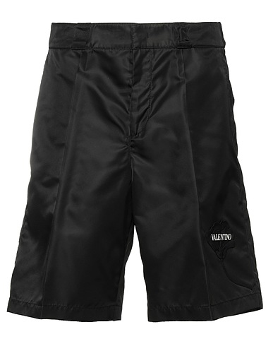 VALENTINO GARAVANI Shorts & Bermuda Black 100% Polyamide