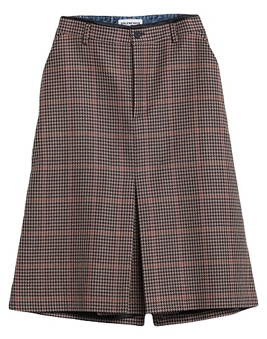 BALENCIAGA Midi skirt Sand 50% Virgin Wool, 50% Polyamide, Cotton, Viscose, Polyester