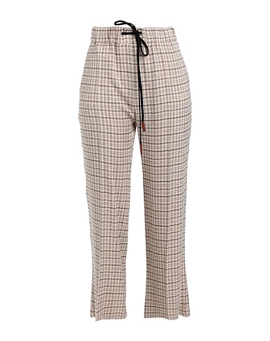 ALYSI Pantalone Beige 93% Viscosa, 7% Lana Vergine