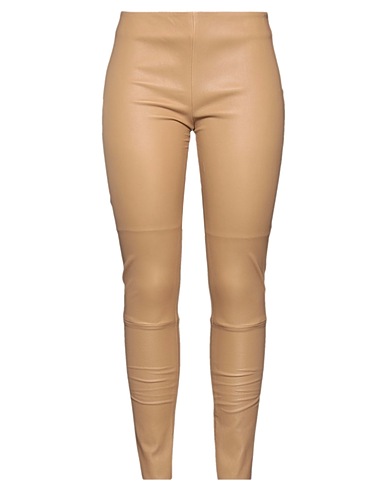 KITON Casual trouser Camel 100% Lambskin