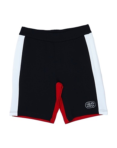 EMPORIO ARMANI Shorts & Bermuda Midnight blue 77% Cotton, 19% Polyester, 4% Elastane