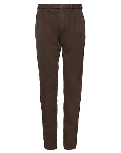 DRUMOHR Casual trouser Brown 80% Cotton, 20% Wool
