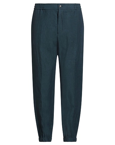 ETRO Casual trouser Deep teal 100% Linen