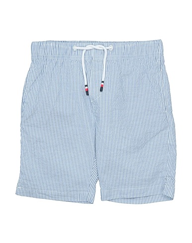 TOMMY HILFIGER Shorts & Bermuda Sky blue 96% Organic cotton, 4% Elastane