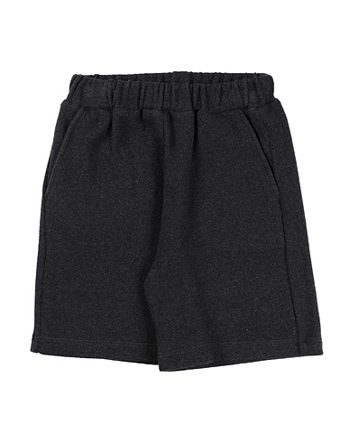 DOUUOD Shorts & Bermuda Charcoal 70% Cotton, 20% Acrylic, 4% Synthetic fibers, 3% Viscose, 3% Polyester