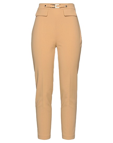 ELISABETTA FRANCHI Pantalone Cammello 96% Poliestere, 4% Elastan