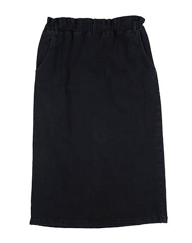 DOUUOD Denim skirt Black 98% Cotton, 2% Elastane