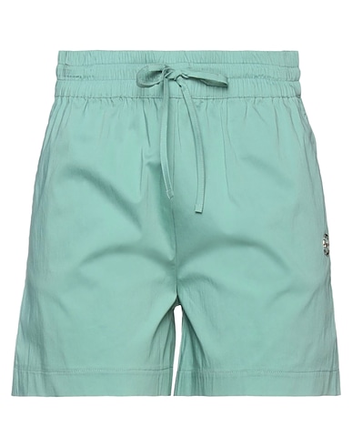 PINKO Shorts & Bermuda Sage green 79% Cotton, 18% Polyamide, 3% Elastane