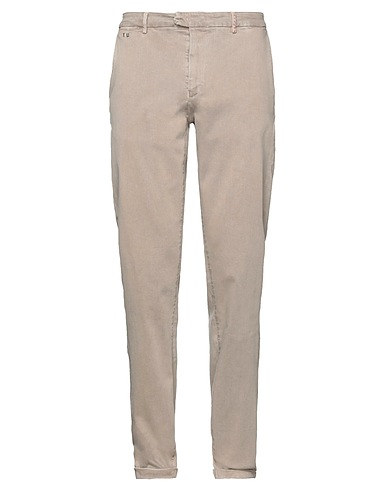 TRAMAROSSA Denim pants Taupe 87% Cotton, 9% Polyester, 4% Elastane