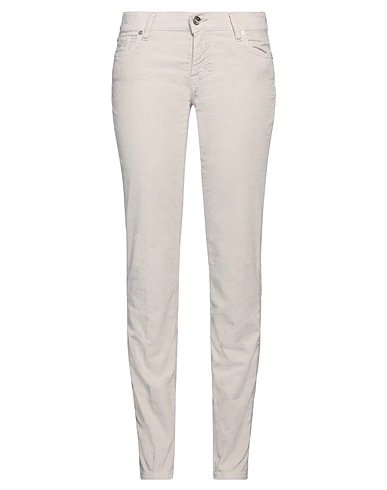 JACOB COHЁN Casual trouser Light grey 98% Cotton, 2% Elastane