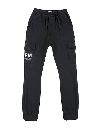 PAOLO PECORA Pantalone Nero 95% Cotone, 5% Elastan