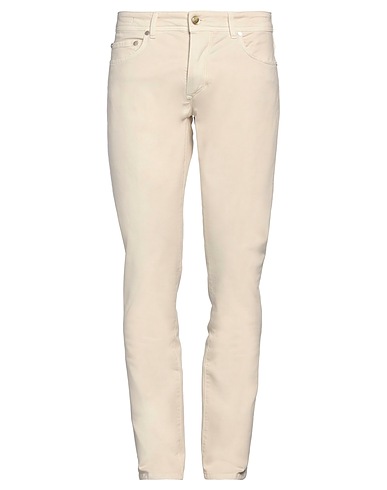 BARBA Napoli Denim pants Beige 98% Cotton, 2% Elastane