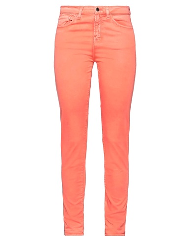 EMPORIO ARMANI Casual trouser Coral 98% Cotton, 2% Elastane