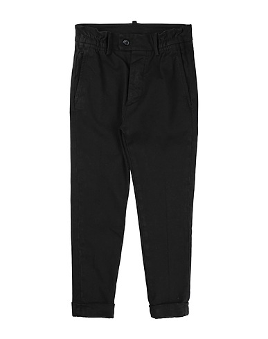 YES LONDON Casual pants Black 98% Cotton, 2% Elastane