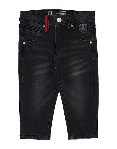 FERRARI Denim trousers Blue 70% Cotton, 28% Polyester, 2% Elastane